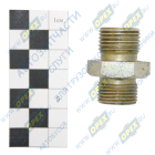 Ф80-3407134 Фитинг Штуцер Рнаруж=М20х1,5/М20х1,75 К=27 L=37 МТЗ РУП